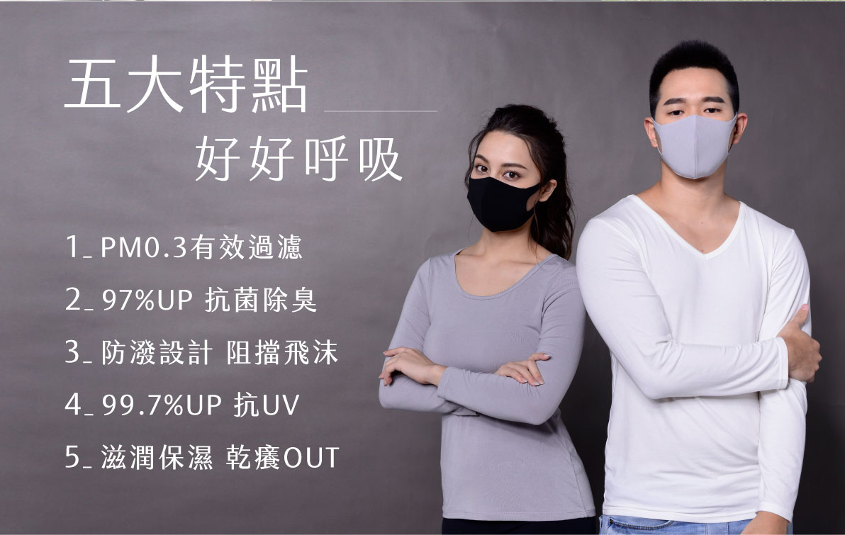 多機能防霾美顏口罩,抗敏,PM0.3,抗菌,透氣,PM2.5,口罩,防霾,小臉 